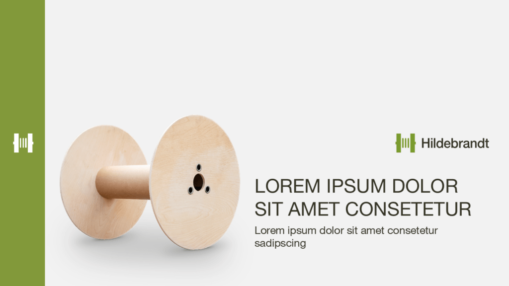 Hochwertiges Präsentationsdesign mit markentypischer Gestaltung