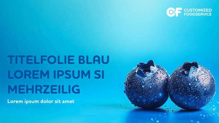 Modernes PowerPoint-Design mit klarer visueller Struktur - Titelfolie